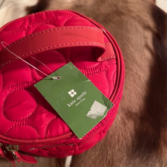 Kate Spade Red Cara Jewlery-Makeup Travel Case W/ 7 Compartments & Handle -- NWT - Picture 2 of 13